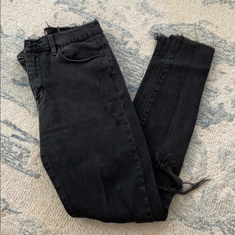 BDG high rise skinny grazer jeans